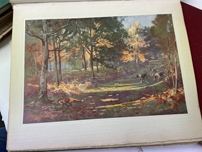Lot 1100 - Lionel Edwards sporting books to include; My Hunting Sketchbook Vol I and II, A Sportsman's Bag, Seen from the Saddle and Sport in War (5)