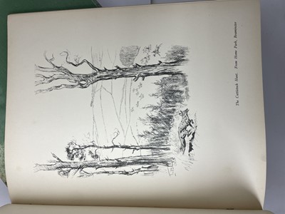 Lot 1100 - Lionel Edwards sporting books to include; My Hunting Sketchbook Vol I and II, A Sportsman's Bag, Seen from the Saddle and Sport in War (5)