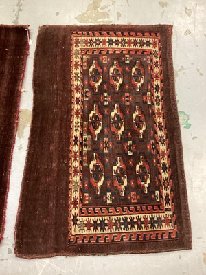 Lot 1543 - Pair of Tekke rugs, one other