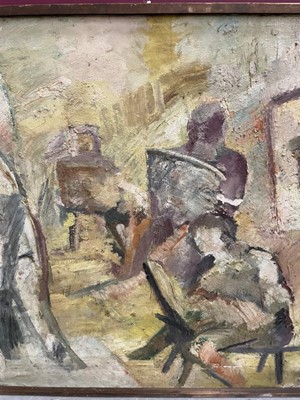 Lot 1351 - Dorothy Mead (1928-1975) oil on canvas - The Life Drawing Class, signed and dated '65, 132cm x 224cm, framed