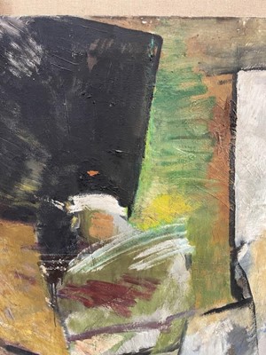 Lot 1358 - Dorothy Mead (1928-1975) oil on canvas - The Art Class, dated '68, unframed, 132cm x 224cm