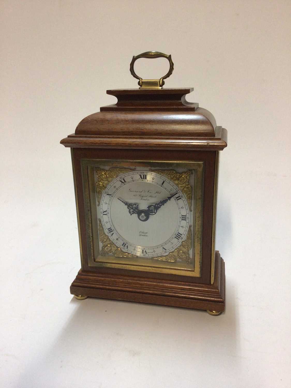 Lot 2507 An Elliott London mantel clock retailed by