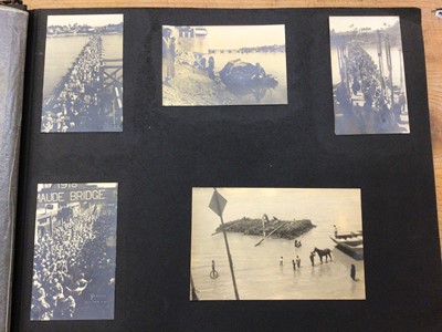 Lot 1412 - Photograph album c1930's entitled 'A peep into Mesopotamia, Iraq' with neat annotations.