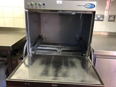 Lot 58 - A Classeq Hydro 750 stainless steel dishwasher, with water softener