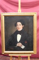 Lot 803 - Mid-19th century English School oil on canvas -...