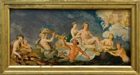 Lot 805 - 19th century Continental School oil on panel -...