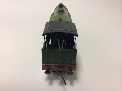 Lot 187 - Hornby O gauge LNER tinplate clockwork 4-4-2 locomotive 1784, with key and track (qty)