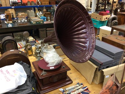 Lot 2236 - Vintage Academy Gramophone with horn