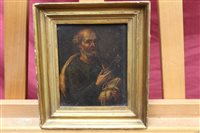 Lot 811 - 18th century Continental School oil on tin...