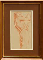 Lot 814 - Gwen John (1876 - 1939), Conté crayon sketch -...