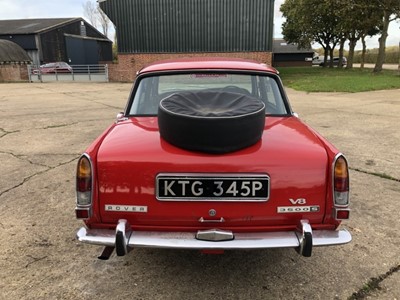 Lot 6 - 1975 Rover P6 3500S, 3,528cc V8, manual, saloon, finished in red with a cloth interior, reg. no. KTG 345P