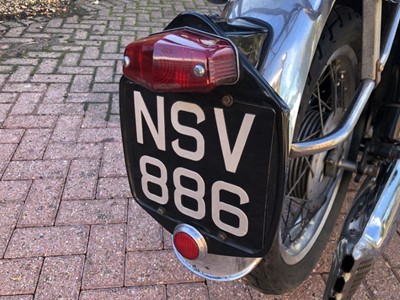Lot 9 - 1959 Velocette 350cc motorcycle, reg. no. NSV 886, engine no. VR 2185