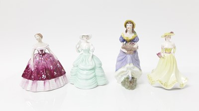 Lot 1281 - Collection of 14 Coalport figures including Carla, Party Time, Kimberly and Mary