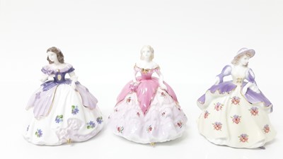 Lot 1281 - Collection of 14 Coalport figures including Carla, Party Time, Kimberly and Mary