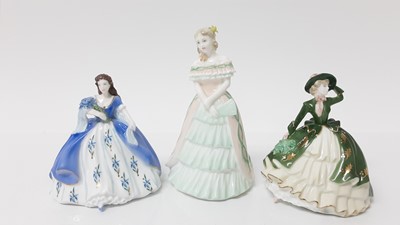 Lot 1281 - Collection of 14 Coalport figures including Carla, Party Time, Kimberly and Mary