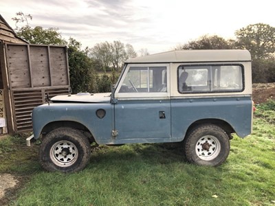 Lot 7 - 1972 Land Rover Series III 88'' (SWB), chassis no. 90104699A, reg. no. GNV 648L