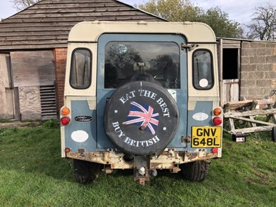 Lot 7 - 1972 Land Rover Series III 88'' (SWB), chassis no. 90104699A, reg. no. GNV 648L