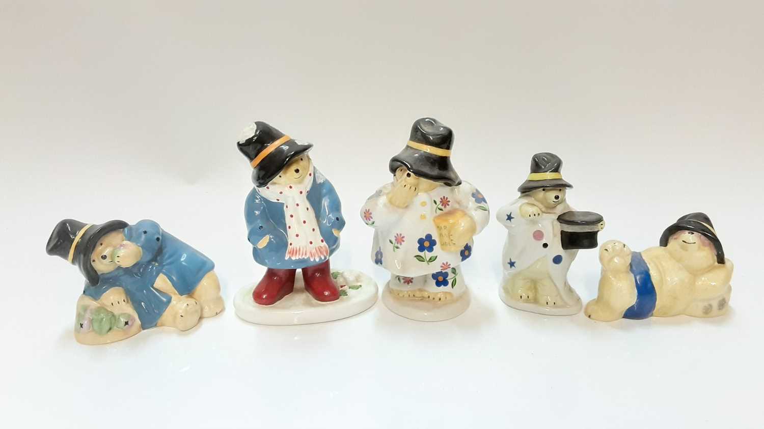 Lot 1290 - Collection of ten Coalport Paddington Bear figures