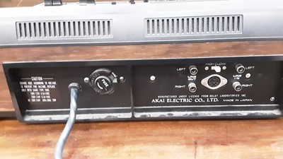 Lot 2218 - Vintage Akai GXC-46D Dolby System cassette deck, together with another