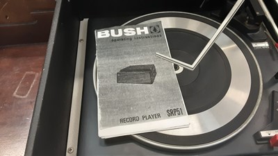 Lot 2223 - Bush SRP51 record player with operating instructions