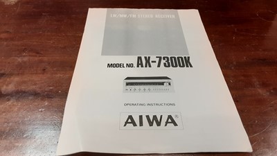 Lot 2227 - Aiwa 7300 stereo receiver, boxed