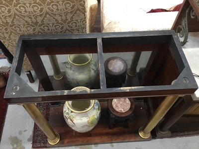 Lot 1313 - Pair of 19th century marble topped rosewood pier tables