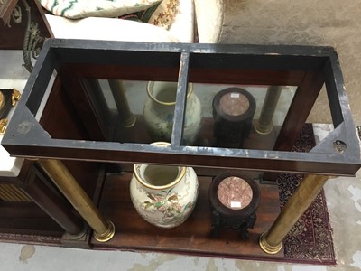 Lot 1313 - Pair of 19th century marble topped rosewood pier tables