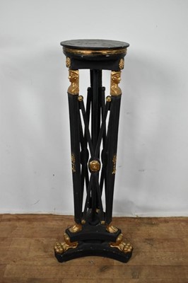 Lot 1302 - Empire style torchère stand, with Egyptian motifs