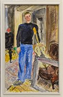 Lot 832 - John Harrison (1914 - 2002), mixed media on...