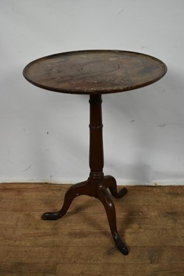 Lot 1308 - George III  mahogany wine table