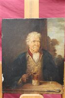 Lot 833 - 19th century English School oil on panel -...