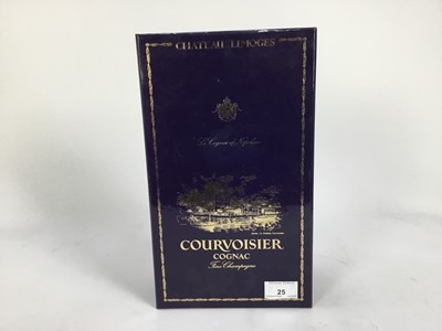 Lot 25 - Cognac - one bottle, Courvoisier, in Limoges bottle, 700ml, 40%, in original box
