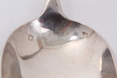 Lot 304 - Second World War interest French silver table spoon with inscription