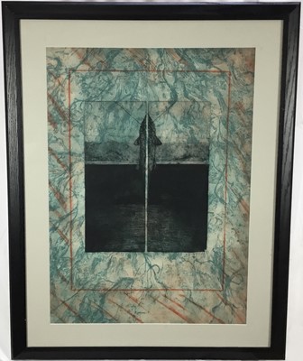 Lot 7 - Will Maclean RSA (b.1941) two etchings from ‘A Night of Islands’ 1991, pub Paragon Press both framed