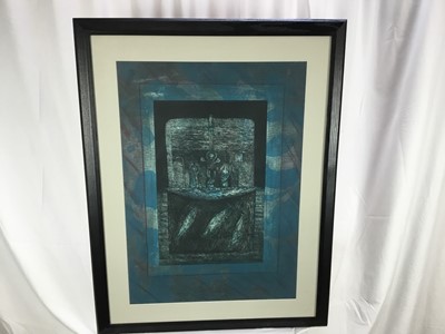 Lot 82 - Will Maclean RSA (b.1941) two etchings from ‘A Night of Islands’ 1991, pub Paragon Press both framed