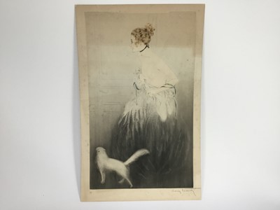 Lot 54 - Louis Icart (1888-1950) etching and aquatint on paper and another, together with various other works
