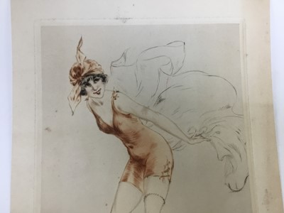 Lot 121 - Louis Icart (1888-1950) etching and aquatint on paper and another