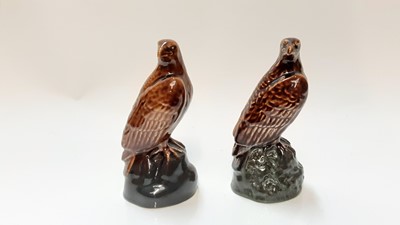 Lot 79 - Selection of Beswick Beneagles whisky decanters including Golden Eagles, two Ospreys and two Loch Ness Monsters, together with two Rutherford Bulls, some with contents (11)