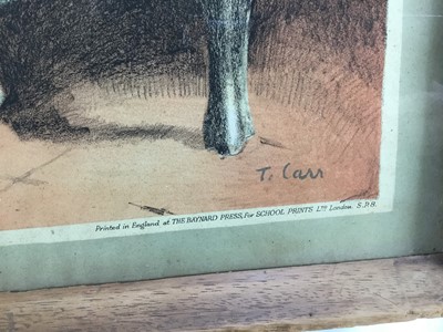 Lot 59 - Thomas Carr - 'Fireside', School Prints Ltd, pub Baynard Press, 75cm x 48.5cm, in glazed frame, 80cm x 53cm overall