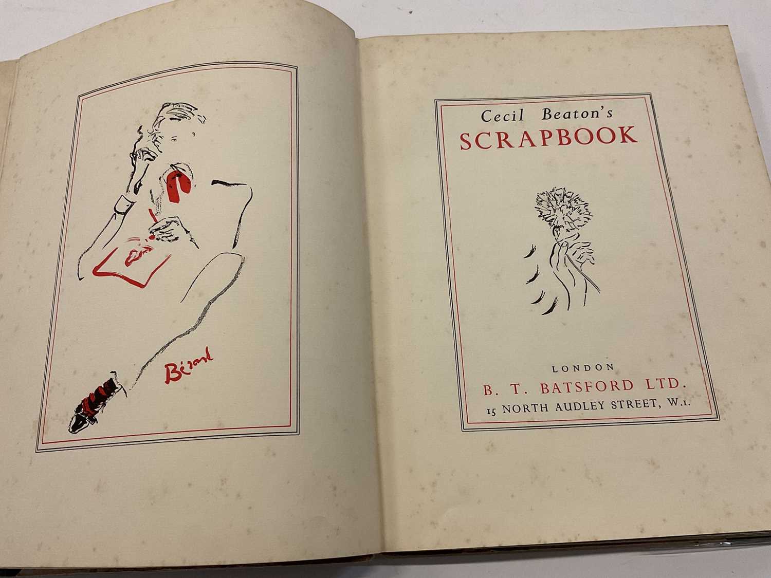 Lot 1723 - Cecil Beaton's Scrapbook - first edition 1937