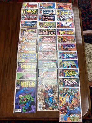 Lot 600 - Marvel Comics mostly 90s to include X-Men, Wolverine, Captain America and others. Approximately 100 Comics