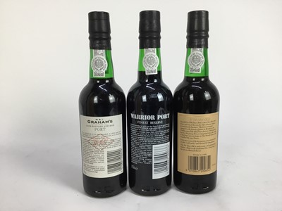 Lot 44 - Port - three bottles, The Portfolio Collection, to include Graham's LBV Port 1990, Warre's Warrior Finest Reserve and Dow's 10 year old port, 37.5cm., owc