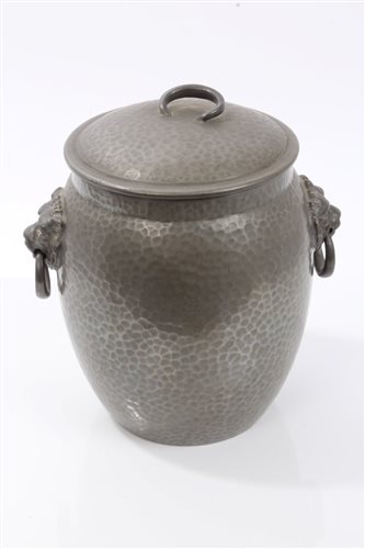 Lot 686 - Early 20th century Tudric pewter...