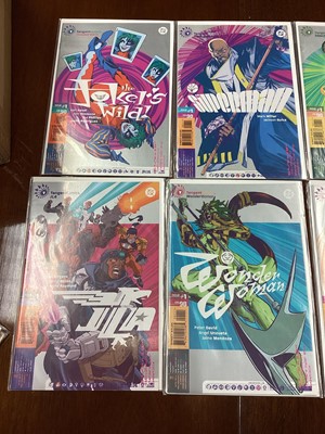 Lot 1705 - Collection of DC Comics. Signed By writer Chuck Dixon Nightwing 1/2 with certificate of authenticity. Green Lantern Emerald Knights Chapter 1-6, The Flash "The Black Flash" Part 1-3, collection of...
