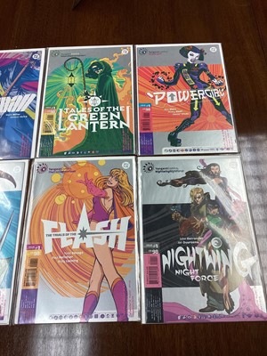 Lot 1705 - Collection of DC Comics. Signed By writer Chuck Dixon Nightwing 1/2 with certificate of authenticity. Green Lantern Emerald Knights Chapter 1-6, The Flash "The Black Flash" Part 1-3, collection of...