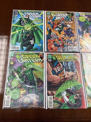 Lot 1705 - Collection of DC Comics. Signed By writer Chuck Dixon Nightwing 1/2 with certificate of authenticity. Green Lantern Emerald Knights Chapter 1-6, The Flash "The Black Flash" Part 1-3, collection of...