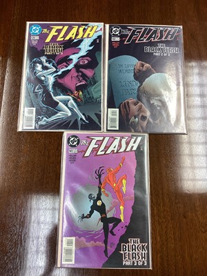 Lot 1705 - Collection of DC Comics. Signed By writer Chuck Dixon Nightwing 1/2 with certificate of authenticity. Green Lantern Emerald Knights Chapter 1-6, The Flash "The Black Flash" Part 1-3, collection of...