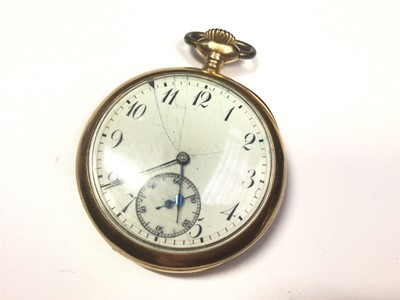 Lot 19 - 18ct gold cased pocket watch