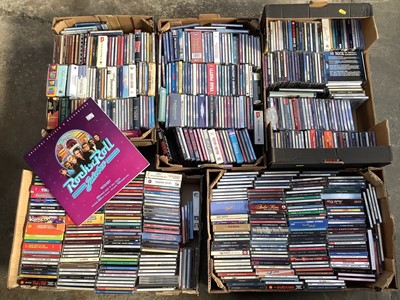 Lot 617 - Six  boxes of Cd's