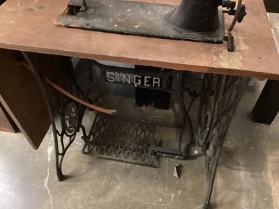 Lot 2645 - Vintage Singer treadle sewing machine